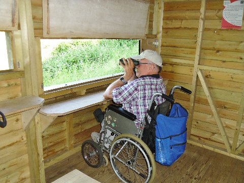 Brian (BFA treasurer) displaying lower hide access windows